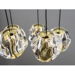 ZARIA-LAMP 13L- NEGRO/ORO/TRANSP D60 DIM