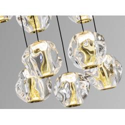 ZARIA-LAMP 13L- NEGRO/ORO/TRANSP D60 DIM