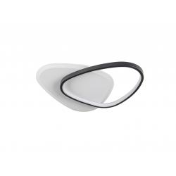 ROMO- PLAFON-APLIQUE BLANCO-NEGRO