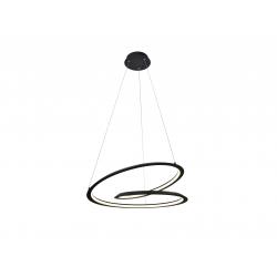 LOOPING- LAMPARA NEGRO Ø60