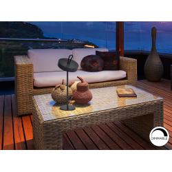 GONG- SOBREMESA LED NEGRO