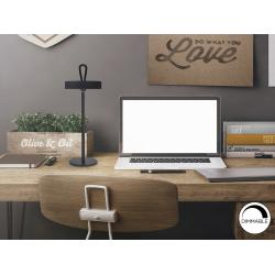 GONG- SOBREMESA LED NEGRO