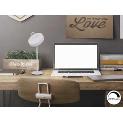 GONG- SOBREMESA LED BLANCO