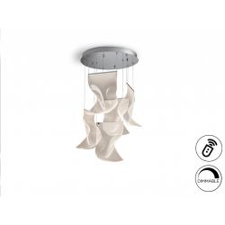 VELOS- LAMPARA 5L CROMO DIM