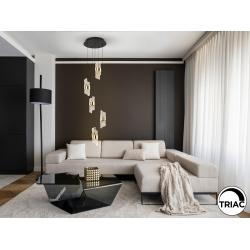 ILIADA- LAMPARA 5L NEGRO-ORO D30