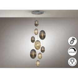 OVILA- LAMP 9L SMOKE- COÑAC DIM