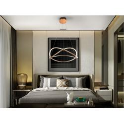 LAMPARA LED ·OCELLIS·60Ø ORO ROSA