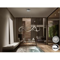 LAMP. LED·MOLLY·110Ø CROMO DIM