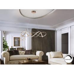 LÁMPARA LED ·MOLLY· 110Ø ORO ROSA