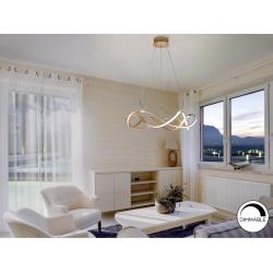 LÁMPARA LED ·MOLLY· 53Ø ORO ROSA