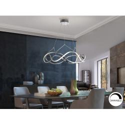 LÁMPARA LED ·MOLLY· 80Ø CROMO