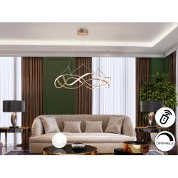 LAMP. LED ·MOLLY· 80Ø ORO ROSA DIM