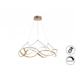LAMP. LED ·MOLLY· 80Ø ORO ROSA DIM
