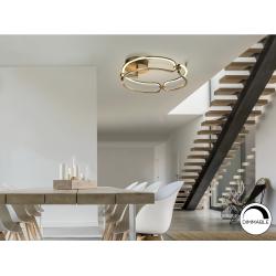 COLETTE-PLAFON LED Ø47 ORO ROSA