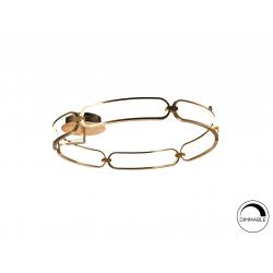 COLETTE-PLAFON LED Ø80 ORO ROSA