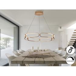 COLETTE- LAMPARA Ø80 ORO ROSA DIM