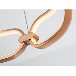 COLETTE- LAMPARA Ø80 ORO ROSA DIM