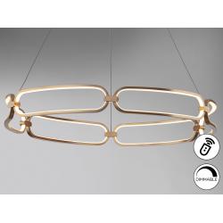 COLETTE- LAMPARA Ø80 ORO ROSA DIM