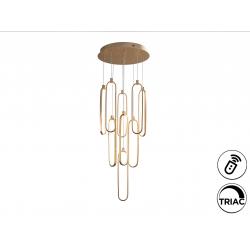 COLETTE-LAMPARA 14L ORO ROSA DIM