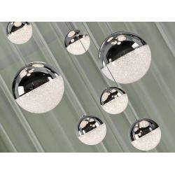 SPHERE-LAMP 14L CROMO D60 H500 DIMABLE