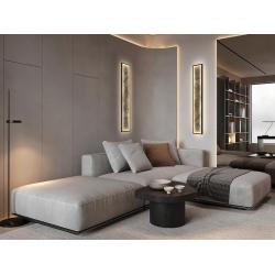 STONE-APLIQUE/PLAFON LED CCT -NEGRO L100