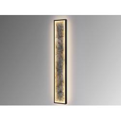STONE-APLIQUE/PLAFON LED CCT -NEGRO L100