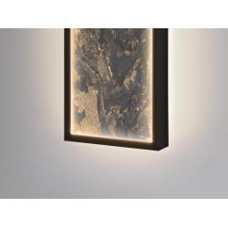STONE-APLIQUE/PLAFON LED CCT -NEGRO L100