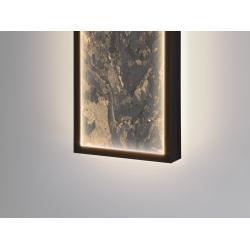 STONE- APLIQUE/PLAFON LED CCT-NEGRO L60