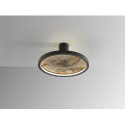 STONE- APLIQUE/PLAFON LED CCT-NEGRO D30