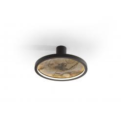 STONE- APLIQUE/PLAFON LED CCT-NEGRO D30