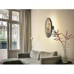 STONE- APLIQUE/PLAFON LED CCT- NEGRO D60