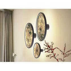 STONE- APLIQUE/PLAFON LED CCT- NEGRO D60