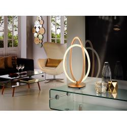 SOBREMESA LED ·OCELLIS· ORO ROSA
