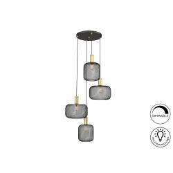 OSIRIS- LAMPARA 4L ORO-NEGRO
