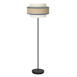 Pie Salon Cornalina 1xe27 Beis/azul 166x40x40cm