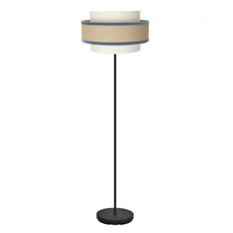 Pie Salon Cornalina 1xe27 Beis/azul 166x40x40cm