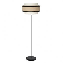 Pie Salon Cornalina 1xe27 Beis/negro 166x40x40cm