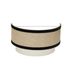 Aplique Cornalina 1xe27 Beis/negro 30d
