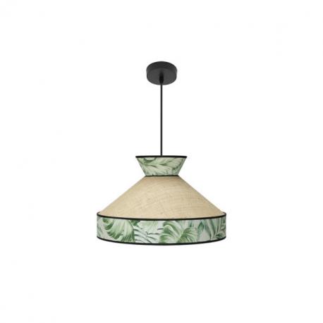 Colgante Constantinopla 1xe27 Beis/verde Regx40x40cm