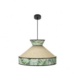 Colgante Constantinopla 1xe27 Beis/verde Regx50x50cm