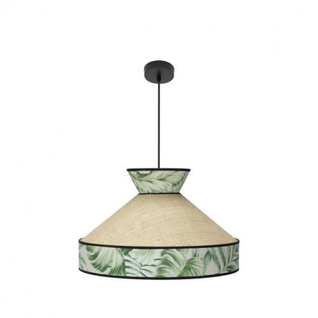 Colgante Constantinopla 1xe27 Beis/verde Regx50x50cm