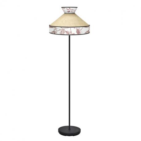 Pie Salon Constantinopla 1xe27 Beis/rojo 156x40x40cm