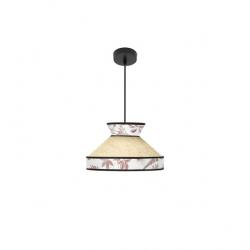 Colgante Constantinopla 1xe27 Beis/rojo Regx30x30cm