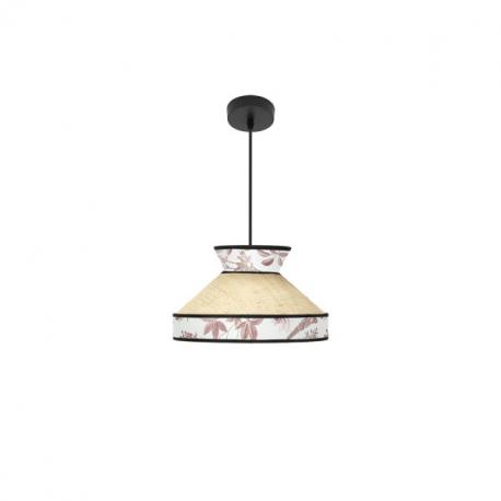 Colgante Constantinopla 1xe27 Beis/rojo Regx30x30cm