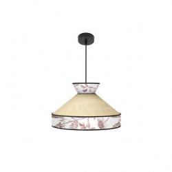 Colgante Constantinopla 1xe27 Beis/rojo Regx40x40cm