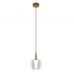 ANDROMEDA COLGANTE 1L - BASE ORO - CRISTAL TRANSPARENT 8941