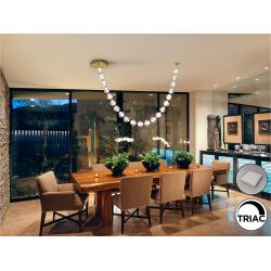 ZARIA II- LAMP 21L- ORO/TRANSP DIMABLE