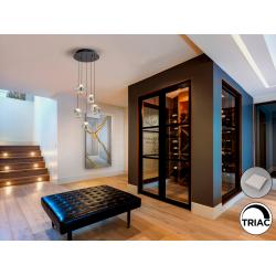 ZARIA- LAMP 5L- NEGRO/ORO/TRANSP D30 DIM