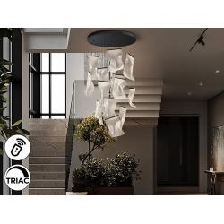 VELOS - LAMPARA 13L NEGRO DIMABLE