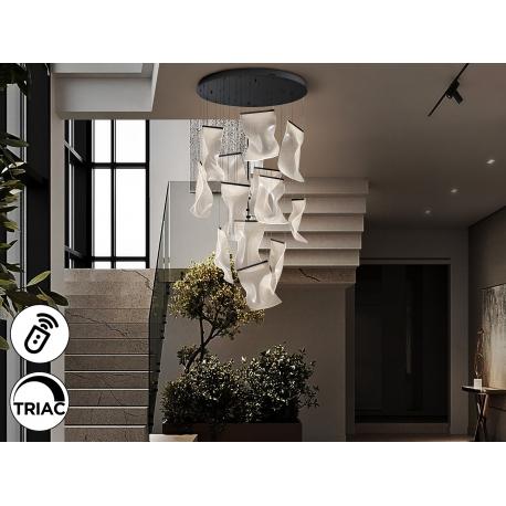 VELOS - LAMPARA 13L NEGRO DIMABLE